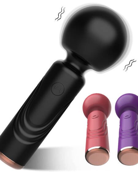 เครื่องนวดแบบหัวหมุน 360° – 10 โหมดสั่น ปรับหัวงอได้ กันน้ำ ซิลิโคนเกรดปลอดภัย